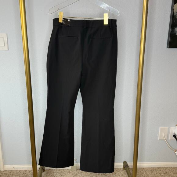 NWT Express Editor High Waisted Flare Trouser 10 Short - Picture 10 of 10